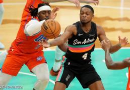 双殺(shā)雷霆(tíng)！马刺三(sān)人(rén)20+送其赛季(jì)第4败，亚历山大砍33+8难阻失利