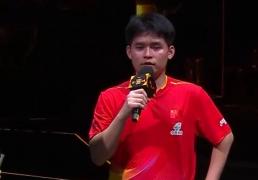 王楚钦林诗栋男雙(shuāng)奪(duó)冠(guān)赛后采访