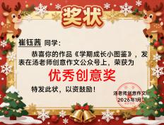 崔钰茜《學(xué)期成长小图鉴》