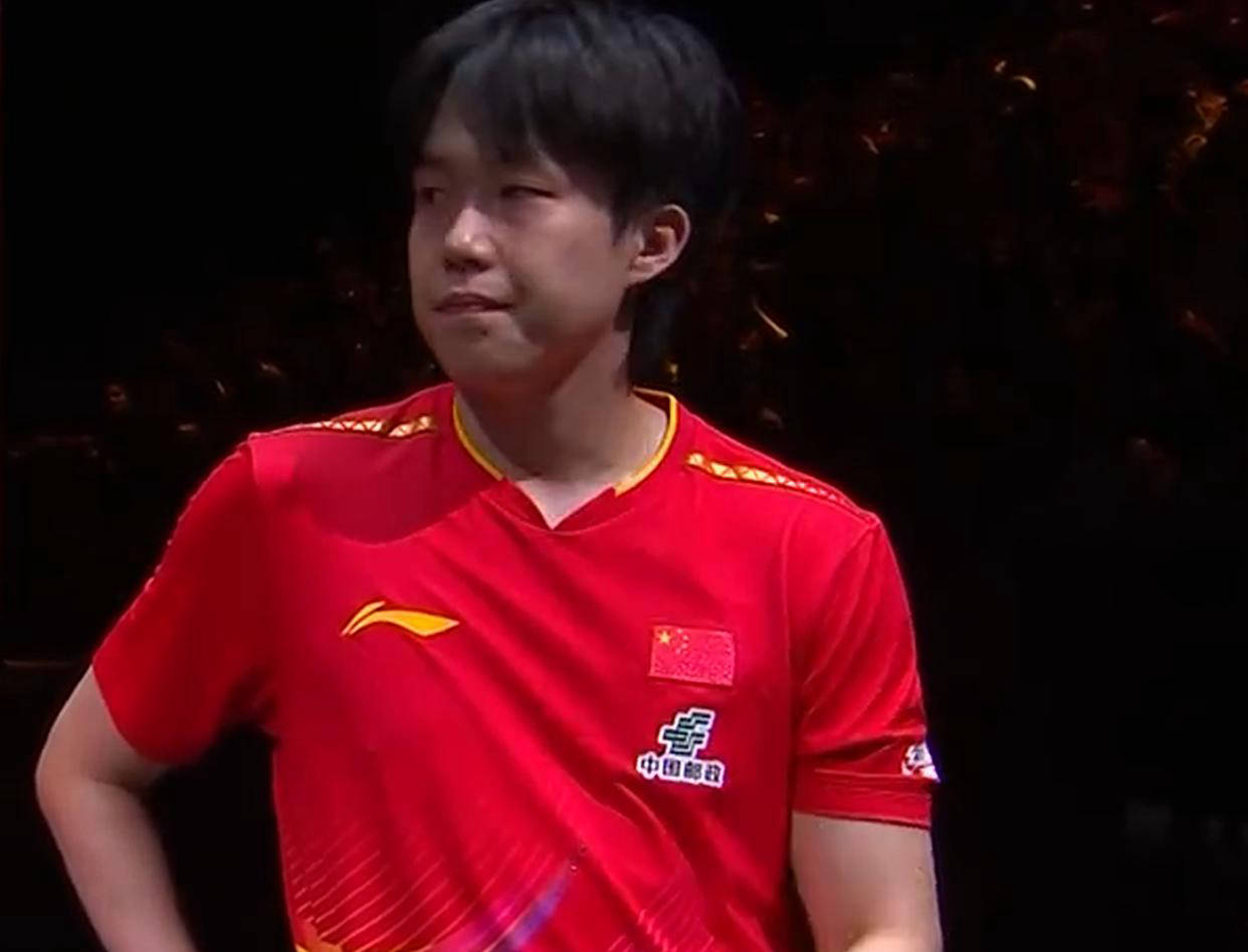 王楚钦林诗栋男雙(shuāng)奪(duó)冠(guān)赛后采访