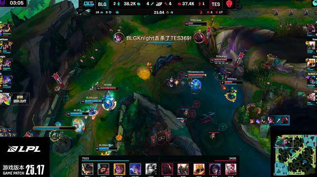 LPL:Knight阿(ā)卡丽绕后切入摧(cuī)燬(huǐ)双C,BLG 3-2擊(jī)败TES勇夺LPL总冠军