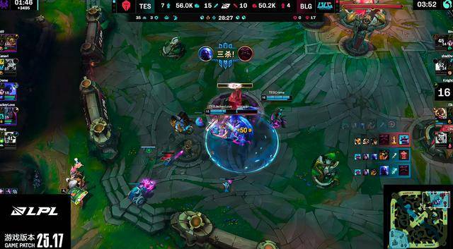 LPL:Knight阿(ā)卡丽绕后切入摧(cuī)燬(huǐ)双C,BLG 3-2擊(jī)败TES勇夺LPL总冠军
