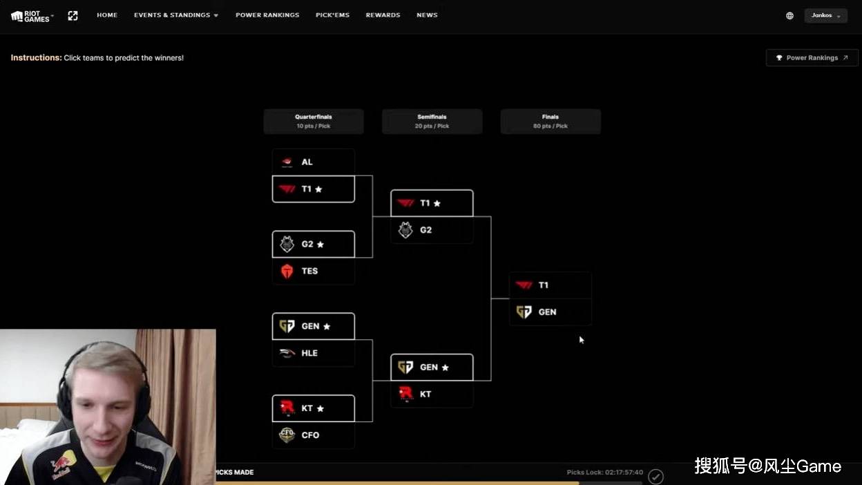 LOL传奇(qí)打野预测GEN夺冠！管泽元分析淘汰赛：滔(tāo)搏打G2是(shì)無(wú)敌的