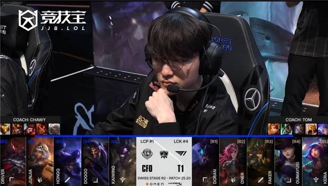 LOL-S15瑞(ruì)士轮：CFO爆冷掀翻T1！