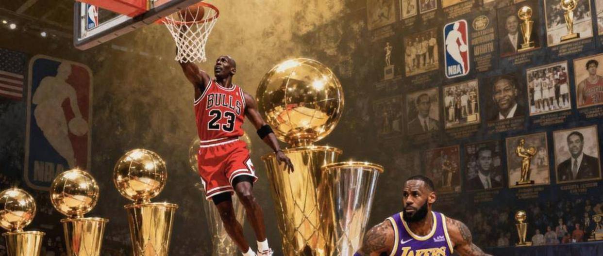 詹(zhān)姆斯在三支球队至少(shǎo)都(dōu)夺得一座总决赛FMVP，乔丹(dān)六次FMVP哪(nǎ)个更难被打破，谁才是(shì)真正(zhèng)的历史天(tiān)花板